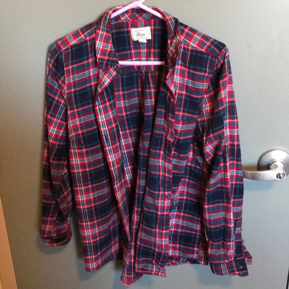 Plaid flannel! Size large and very soft
